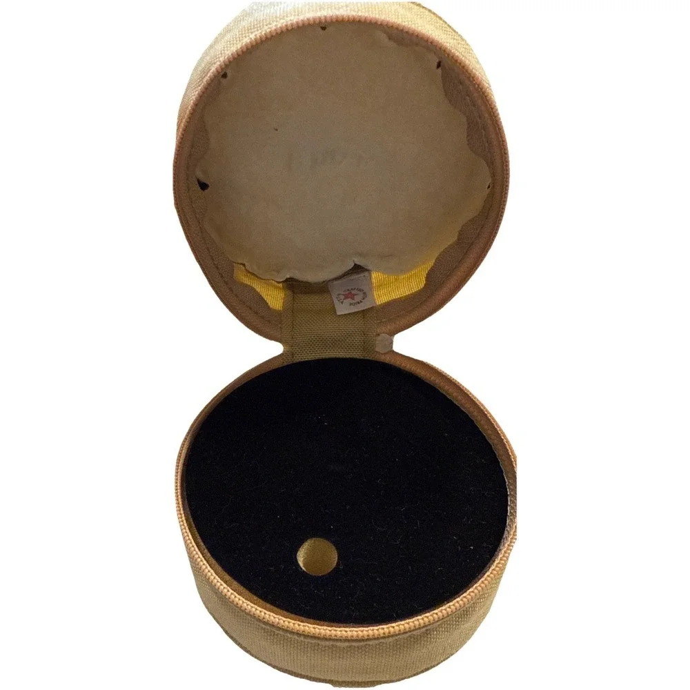Orvis Vintage Canvas Sheepskin‎ Foam Fly Reel Case USA OC2